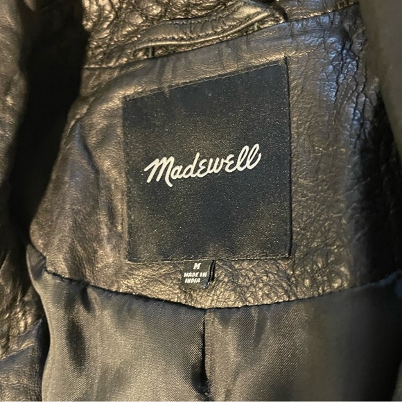 MADEWELL Washed Leather Jacket - Picture 9 of 16